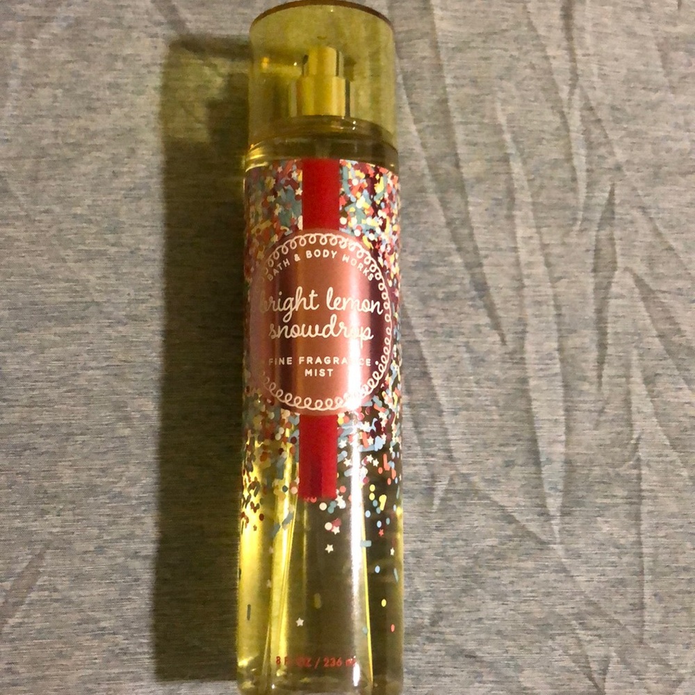 Bath & body works bright lemon snowdrop spray
